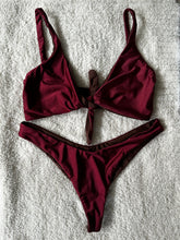 Load image into Gallery viewer, Burgundy X Dark Brown
